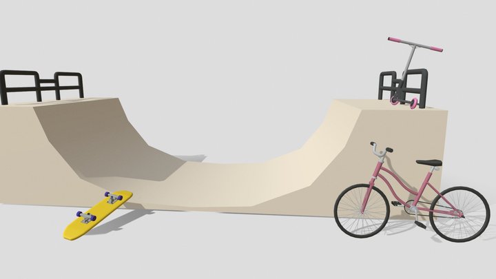 Skatepark 3D Model