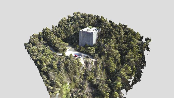 Mausoleo a Ciano 3D Model