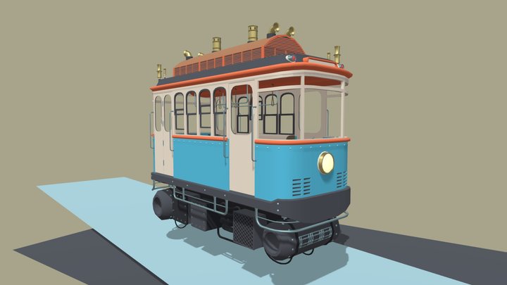 hoverTram 3D Model