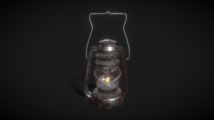 Oil Lamp / Kerosene 3D Model