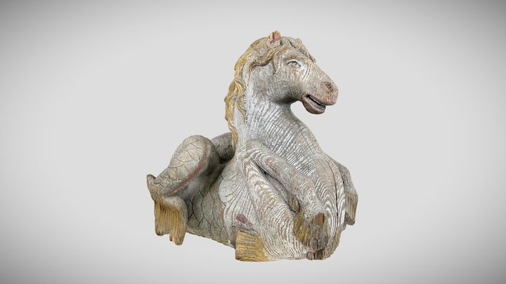 Seahorse figurehead 3D Model