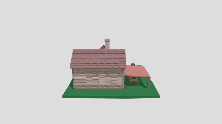 Medieval House 3D Model