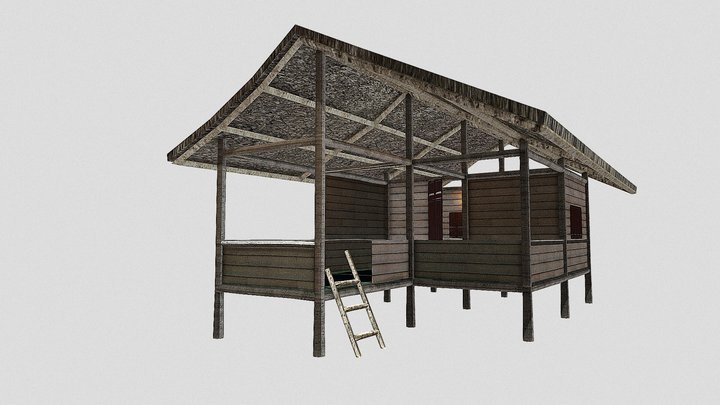 เฮือนอีสาน 3D Model