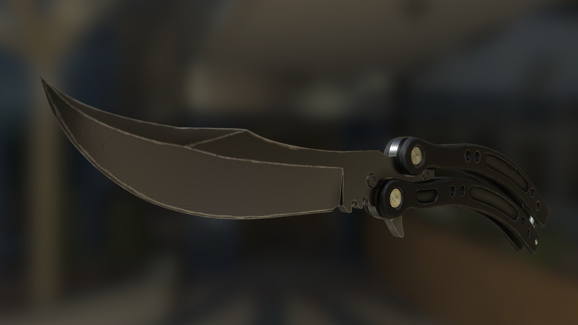 Нож-бабочка - Download Free 3D model by Laimix [721e707] - Sketchfab