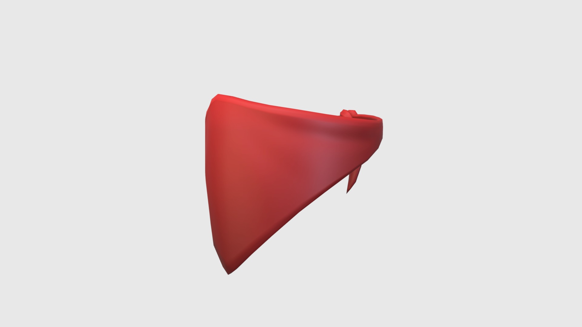 3D model Bandana - This is a 3D model of the Bandana. The 3D model is about shape.