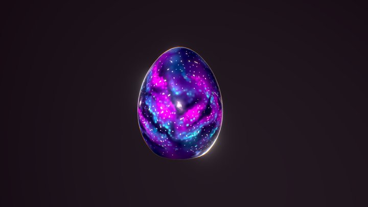 Nebulae Egg 3D Model