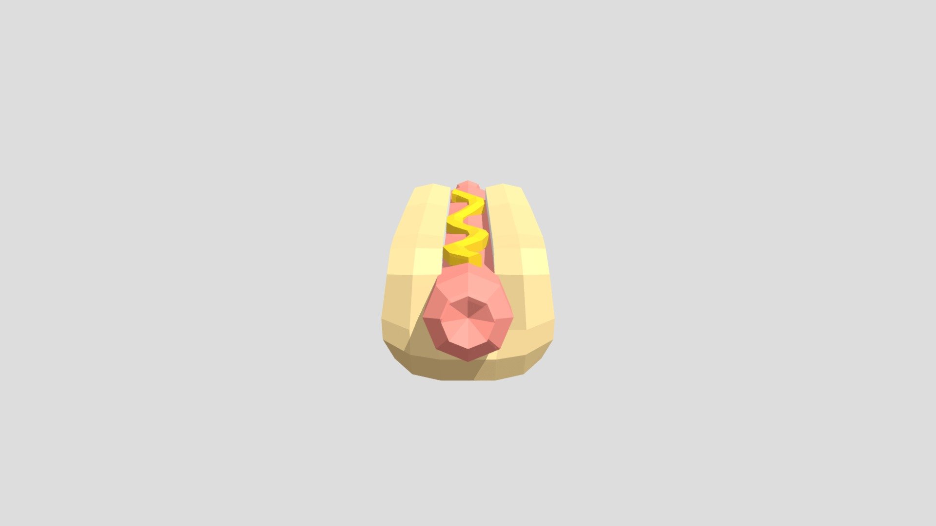 Hot dog from Poly by Google