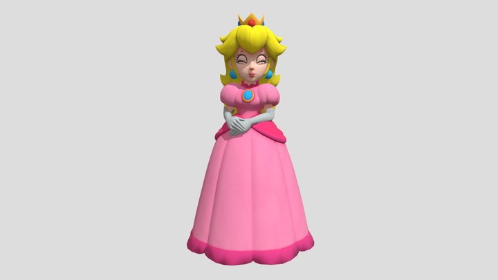 Peach Oddysey All animations 3D Model