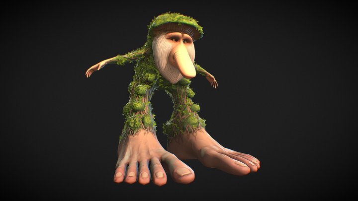 Brr Brr Patapim Game Ready 3D model FREE 3D Model