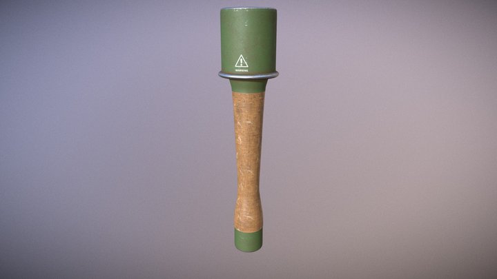 Hand Grenade 3D Model