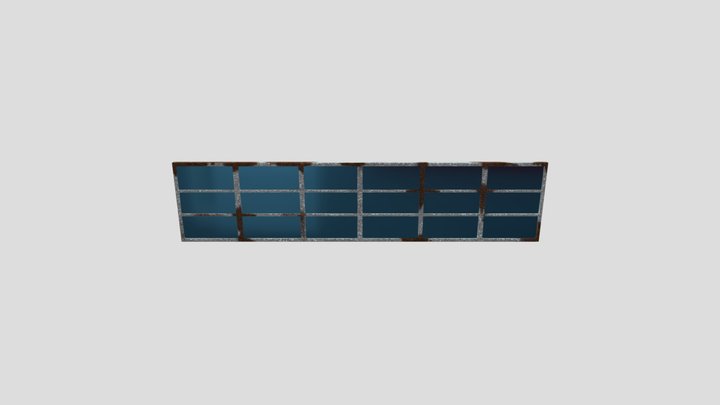 Rusty Window 3D Model