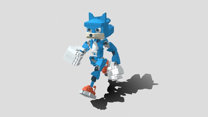 Lego Sonic 3D Model