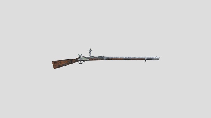 Springfield 1873 3D Model