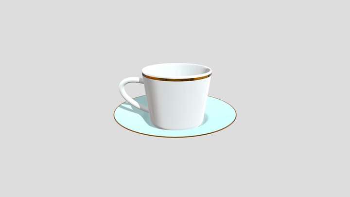 Tea Cup 3D Model