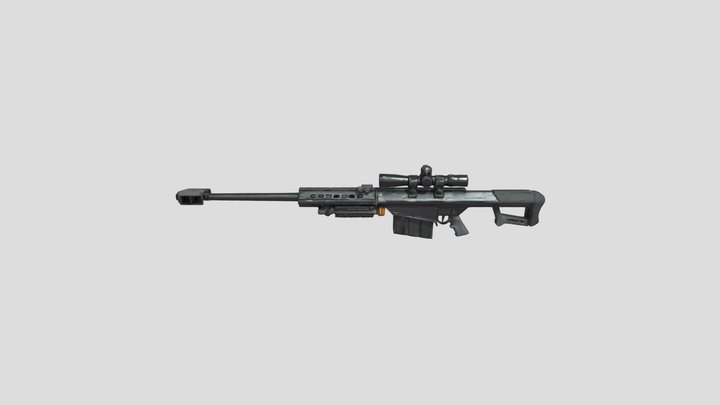 Sniper Rifle Image 3D Model