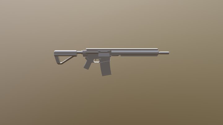 Basic rifle 3D Model