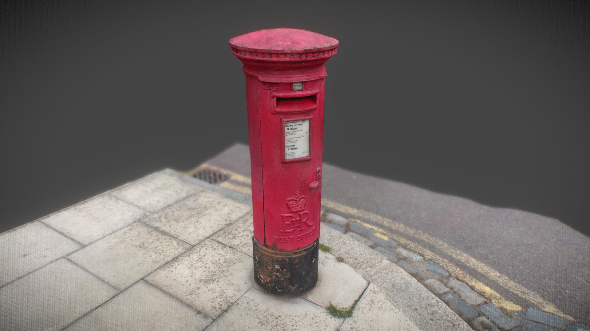 Royal Mail letterbox, Crouch End, London, UK - Download Free 3D model ...