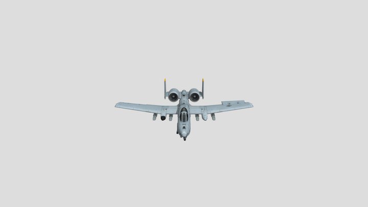 A-10C Thunderbolt II (War Thunder) 3D Model