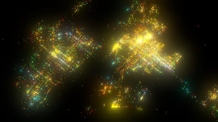 24h of crime in LA – Free 3D Model STL