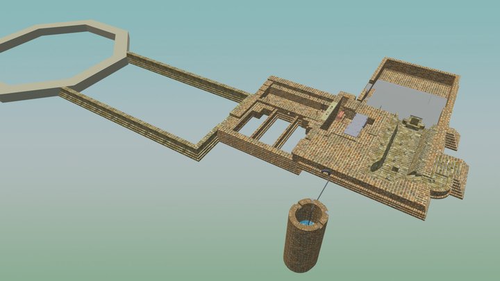 Reconstruction of the steam mill site 3D Model