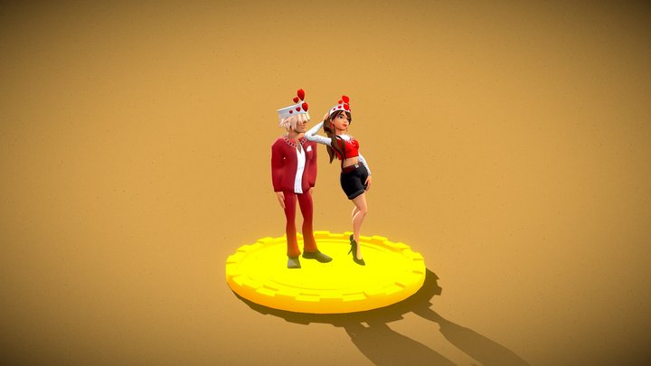 Character Creation made in blender for roblox 3D Model