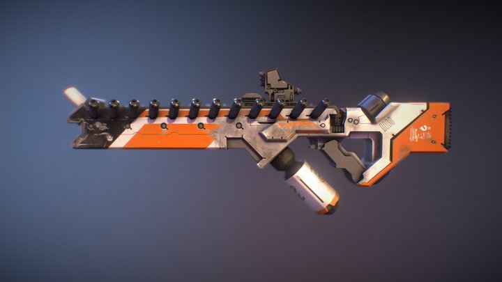 scifi weapon 3D Model