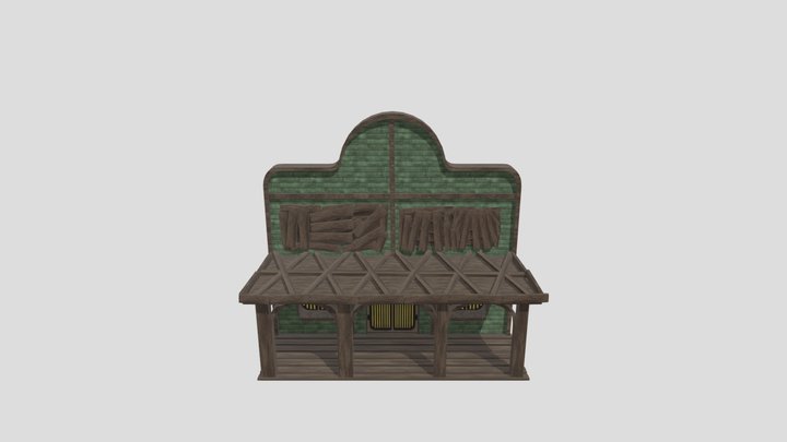 Maison Far West 3D Model