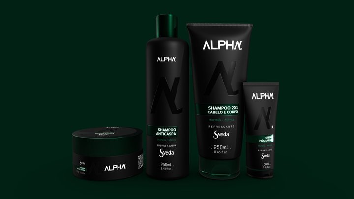 Sveda - Alpha Label design 3D Model