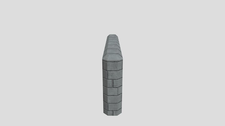 Basic Wall 3D Model