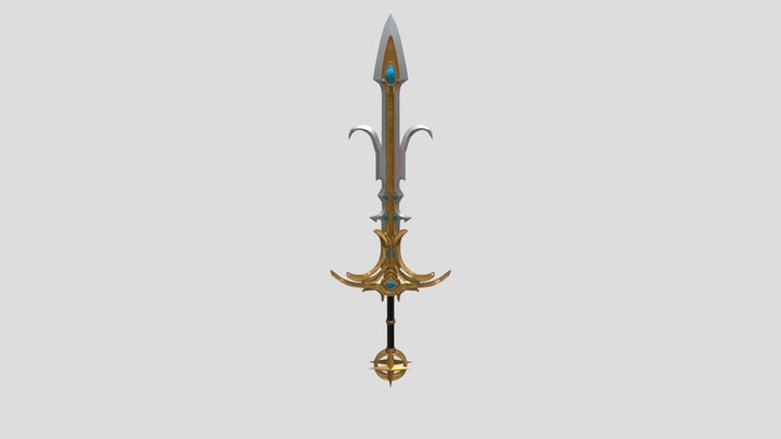 game sword 3D Model