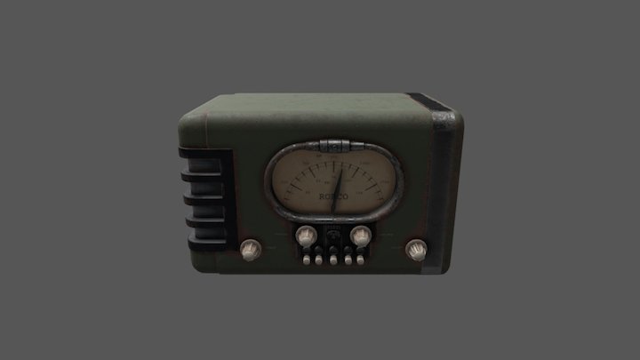 Radio 3D Model