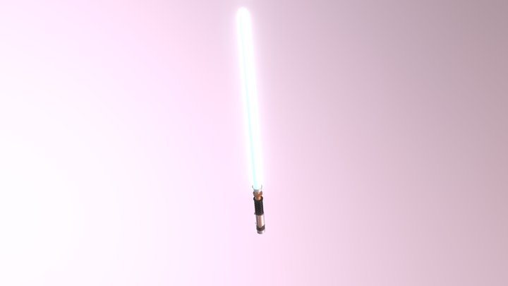 Obi Wan's Lightsaber 3D Model