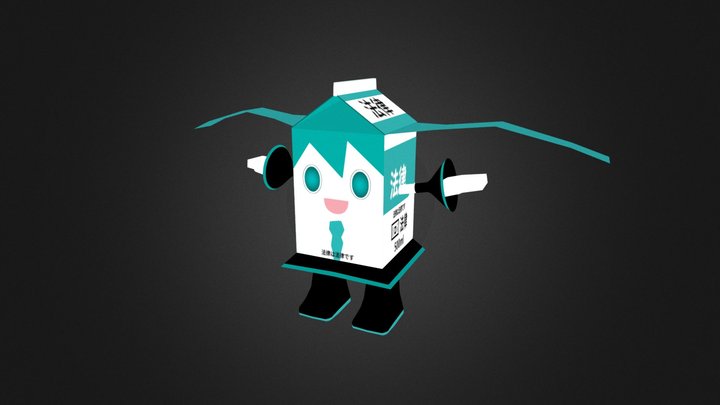 Hatsune Milku 3D Model