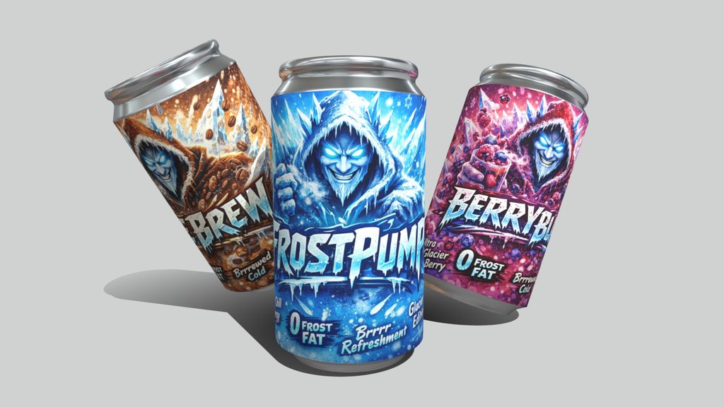 Frostpunk – Icy Energy Drink Can Concept