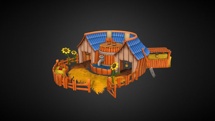 Pigsty 3D Model