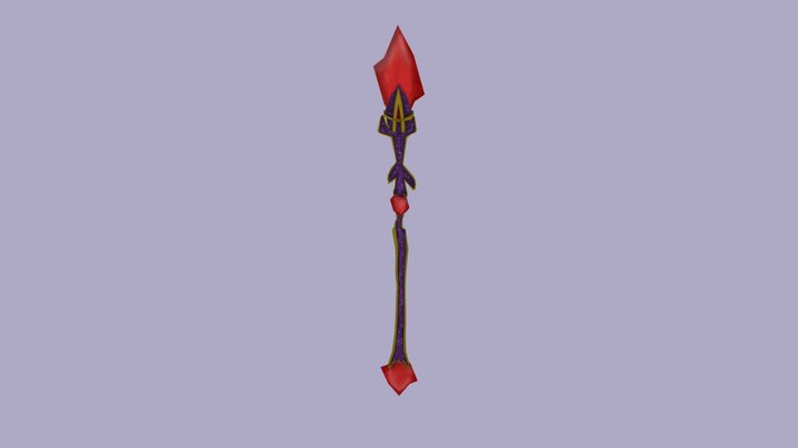 World of WeaponCraft Blood Elf staff 3D Model