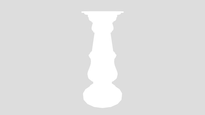 Marble Baluster – Modello 3D gratuito STL