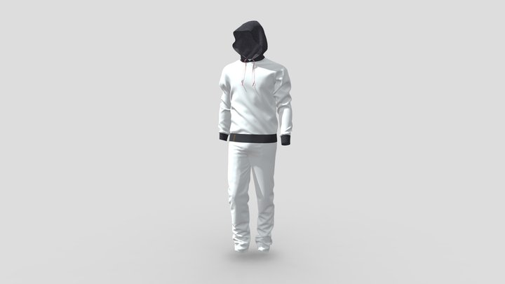 Hoodie And Jean Colorway 1_v2 3D Model