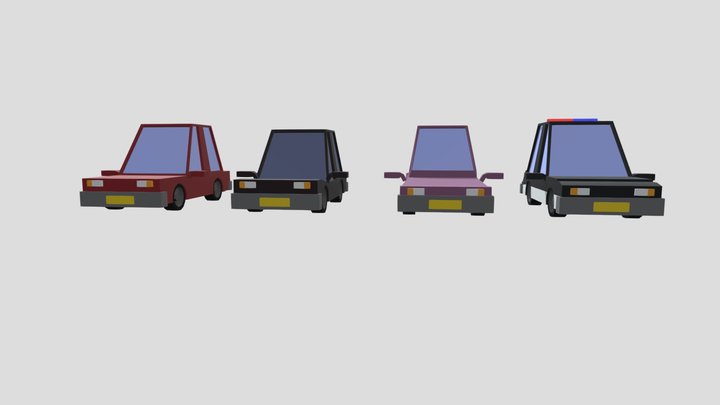 Car Pack 3D Model