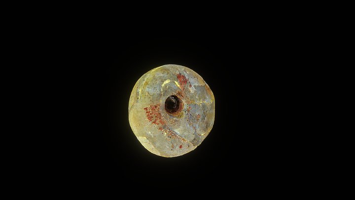 Iron Age Glass Bead 3D Model