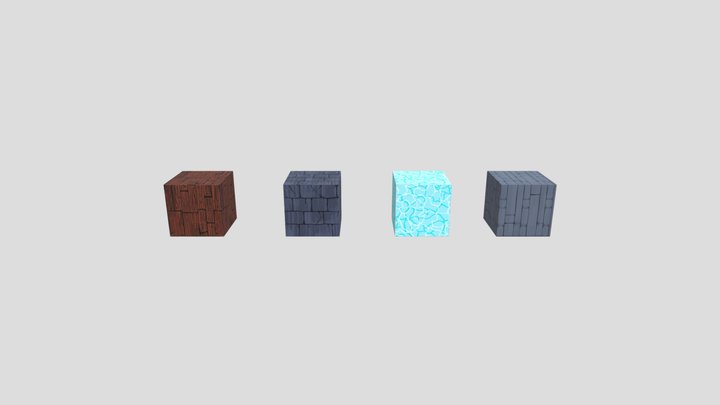 Cube Textures 3D Model