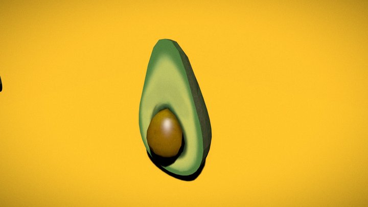 Avocado animation 3D Model