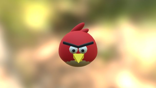 Angry Bird 3D Model
