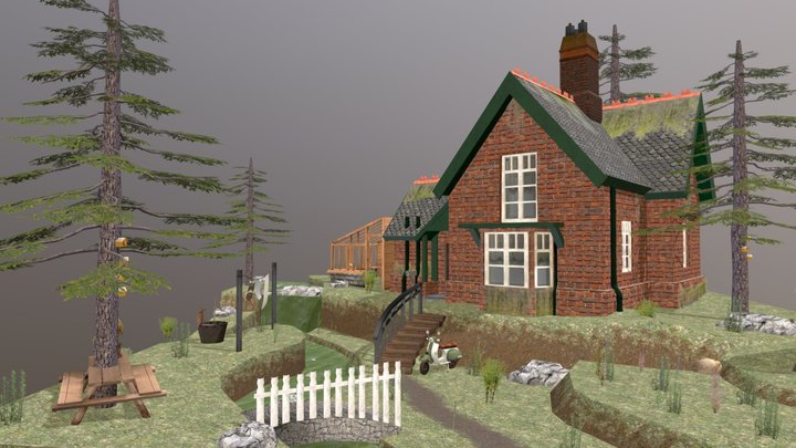 Grandma's House - Diorama 3D Model