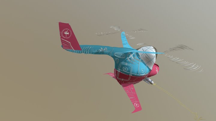 War Helicopter 3D Model