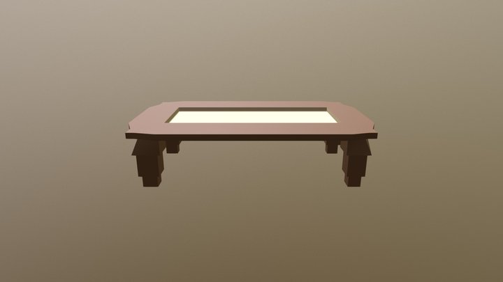 Japanese Style Table 3D Model