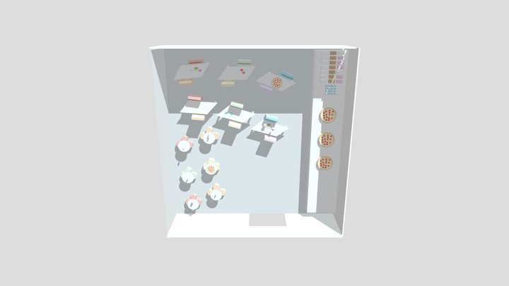Our school cafeteria 3D Model