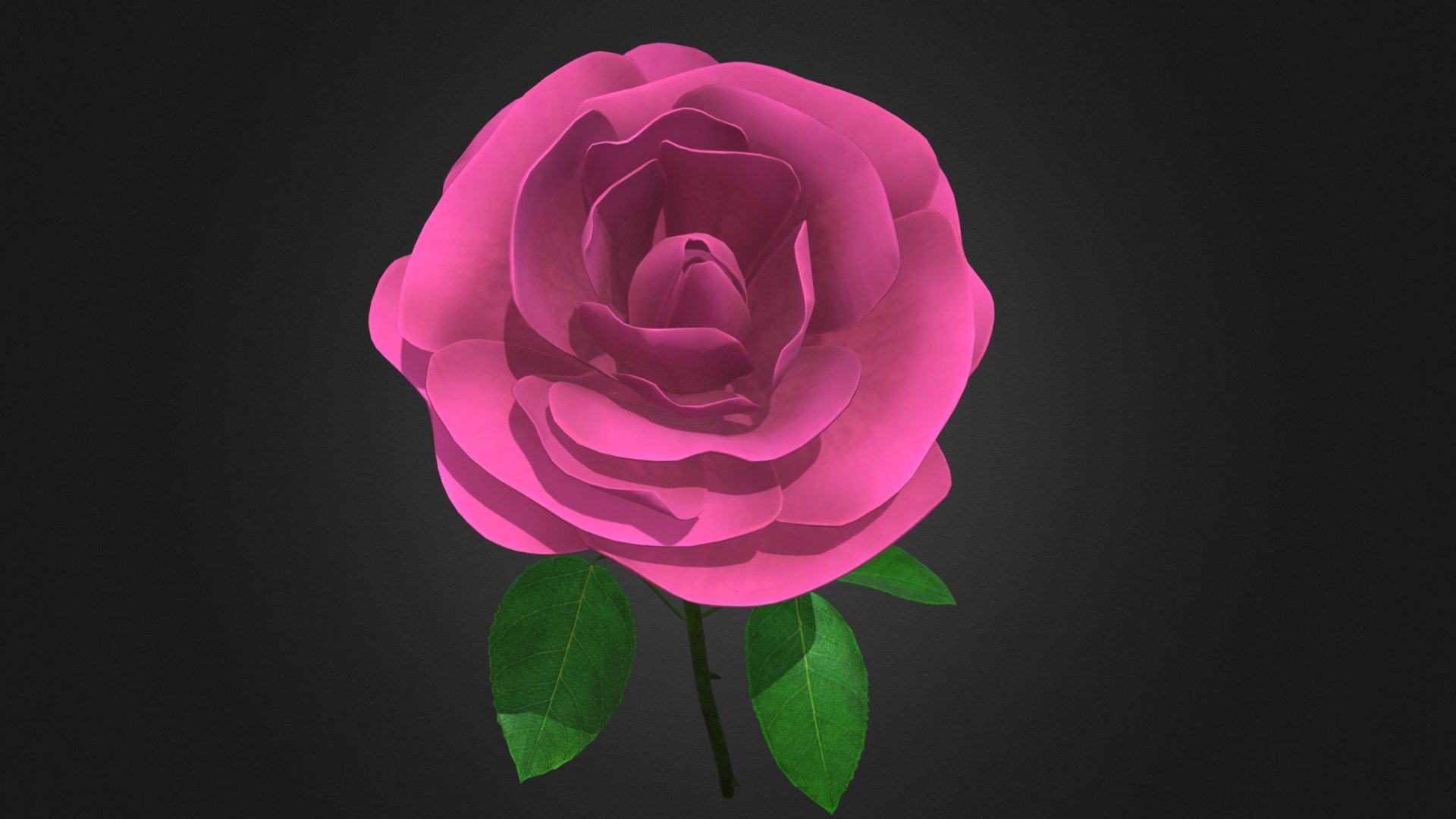 Pink Rose - Buy Royalty Free 3D model by greenlive [7235210 ...