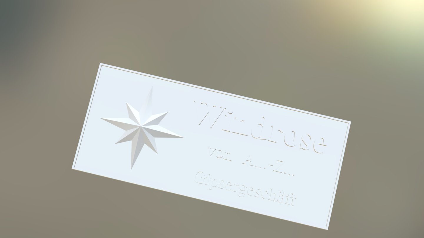 Windrose - 3D model by deinmoebeldesign.ch [7235723] - Sketchfab
