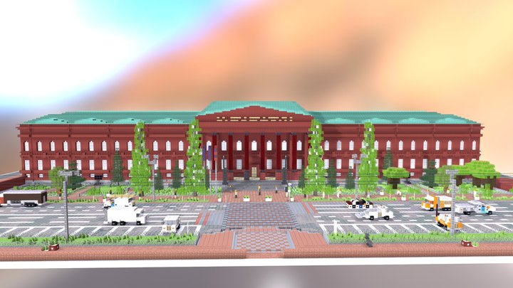 Kyiv National University | KNU 3D Model